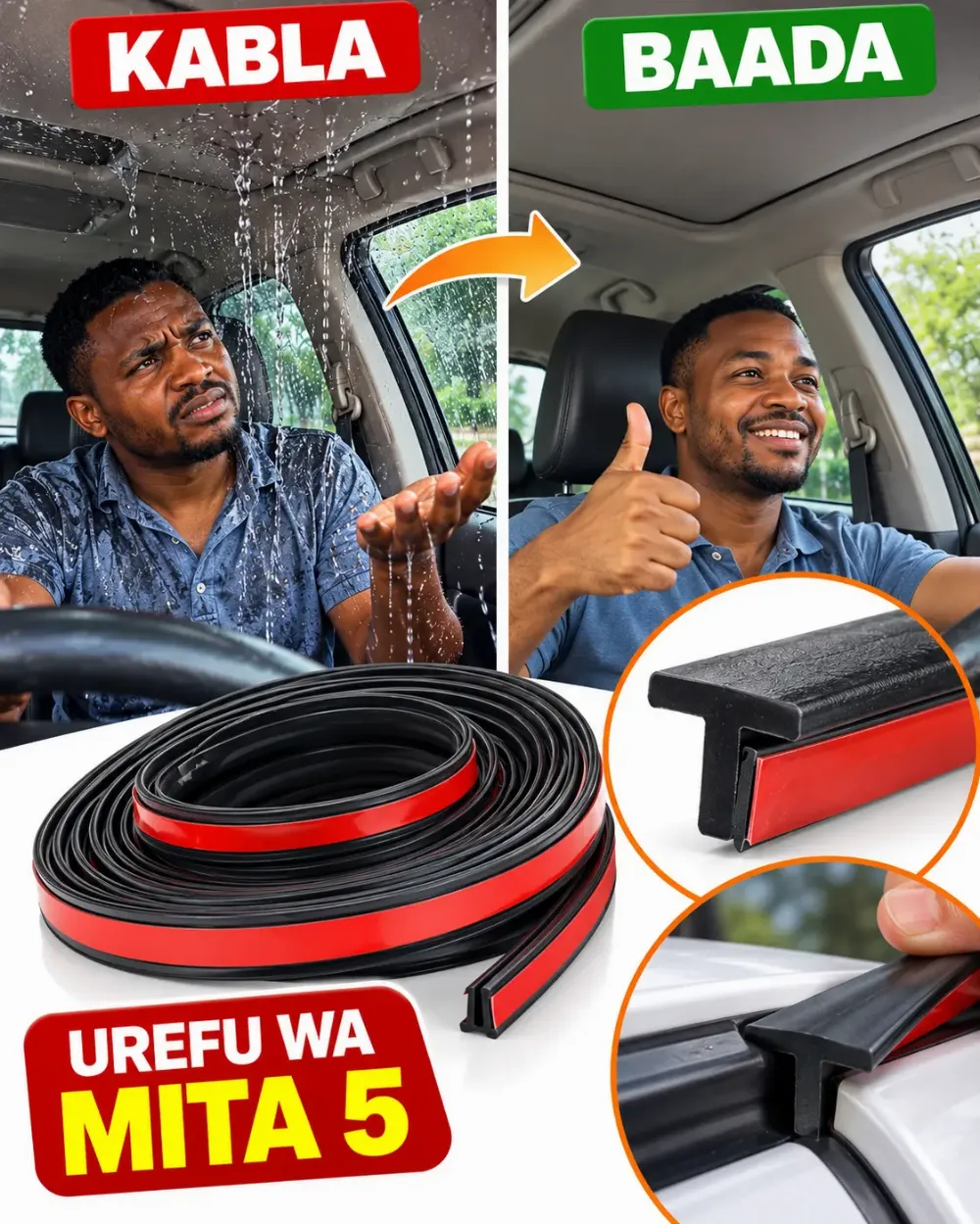 Car Edge Trim Molding Seal Strip - Waterproof